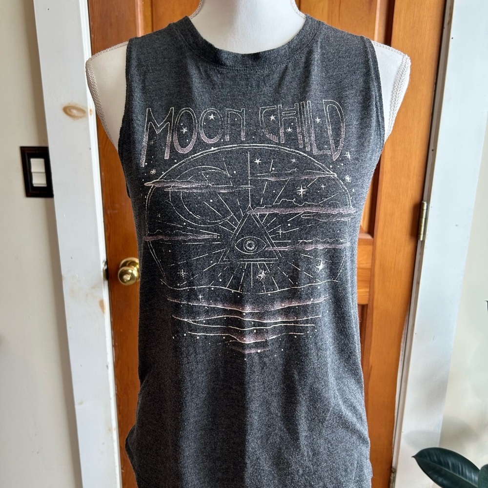 Modern Lux Gray Moon Child Tank Top